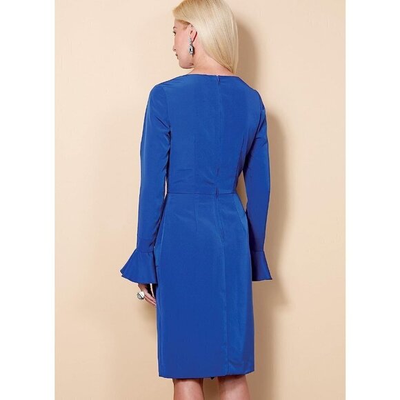 Butterick Sewing Pattern 6515 Ruffle Dress Misses Size 14-22 - Picture 5 of 6